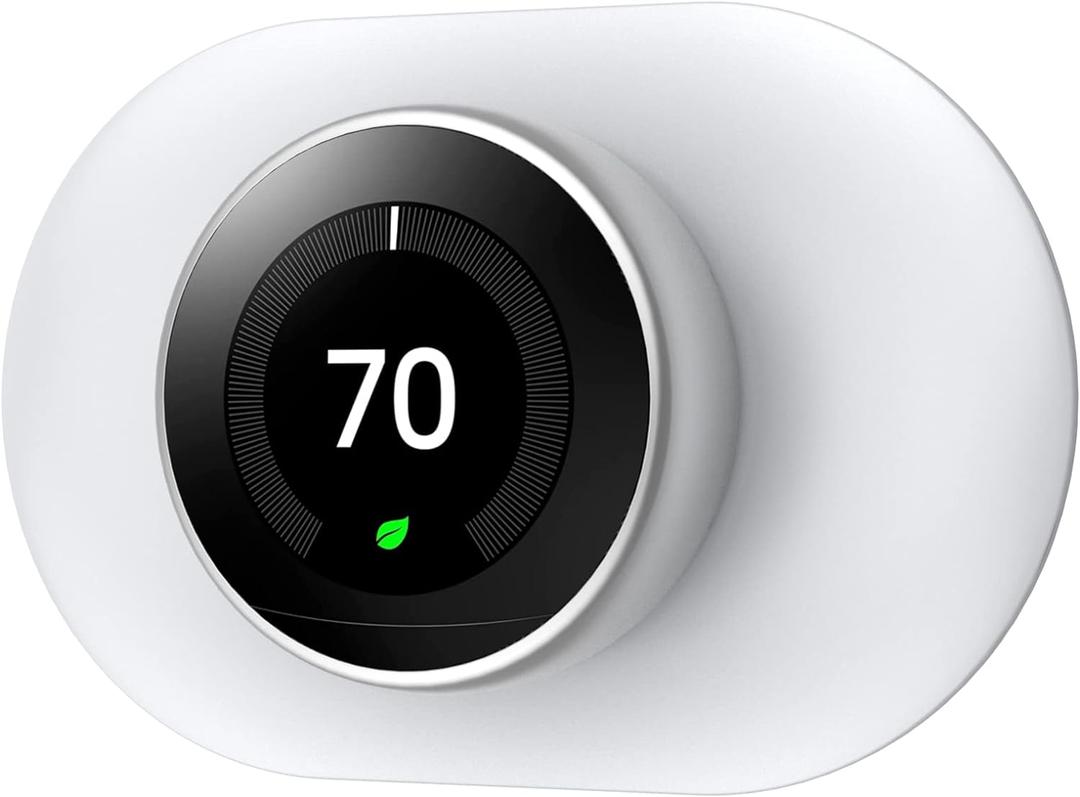 Wall Plate for Google Nest Thermostat 1st/2nd/3rd, Nest Thermostat Trim Kit for Walls to Cover Defects (Not Compatible with 2020 Nest Thermostat)