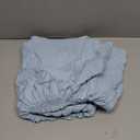 Bed Skirt Queen Size Ruffled Bed Skirt with Split Corners, 16 Inch Drop Dust Ruffle Bed Skirts with Platform, Gathered Style, 100% Microfiber, Grayish Blue