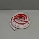 Flexible Trim Caulk Strip Wall Moulding Trim, 1 in x16 Ft Peel and Stick Trim for Wall Corner Deco, Ceiling, Backsplash Tile Edge, Countertops, Baseboard, Floor(White)