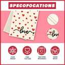 XCHI Red Little Love Hearts Valentine's Day Table Runner Table Decoration for Party Home Kitchen Dining Holiday Decor 13x108 Inch