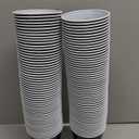 100 Pack Black Disposable Plastic Cups 12 Ounce Drinking Party Cups Bulk Party Cups for Wedding Birthday Graduation Christmas Parties, Picnics Events