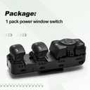Power Window Switch Driver Side Left Fits for 18-24 Terrain 17-19 Acadia 16-24 Chevy Malibu 18-24 Equinox 19-24 Blazer 18-23 Traverse 20-24 Encore GX 22-24 Enclave Replace 84151775