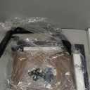 27.5 inch Tall Plant Stand Table, 2 Tier Plant Shelves Indoor Flower Pots Stand Holder Modern Corner Plant Stand Rack Shelves Square Plant Tables for Office Living Room, Balcony, Brown