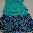 Women's Tankini Swimsuits with Shorts - Two Piece Tummy Control Bathing Suit Twist Bandeau Swimwear with Pockets 2025 XL