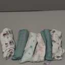 GLLQUEN BABY Receiving Blanket Boy Cotton Muslin Swaddle Blankets Girl Newborn Squares Breathable & Soft Thin Baby Blankets Cloths Double Absorbent Infant Swaddling Wrap - 6 Pack (Pine Tree & Train)