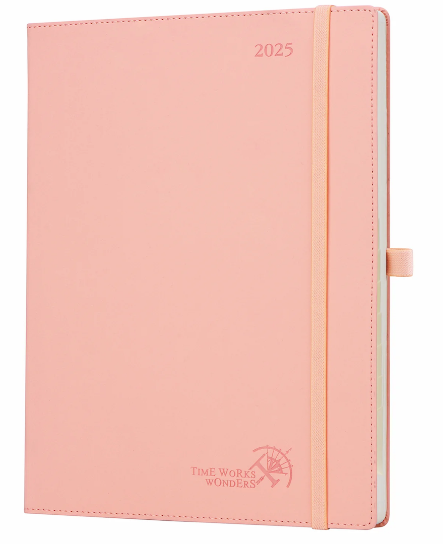2025 Softcover Casebound A4 Monthly Planner – POPRUN