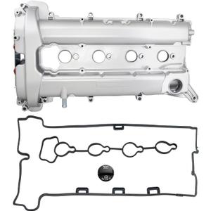 Engine Valve Cover with Gasket & Cap, Compatible with Chevy Captiva Sport 2011-2015, Equinox 2010-2017, Malibu 2013-2014, Orlando 2012-2014, Impala; GMC Terrain; Buick LaCrosse, Regal, Verano - 2.4L