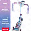 Huffy Toddler 3-Wheel Scooter for Kids, Multiple Colors & Licensed Character Graphics, Ages 3+, Durable Steel Frame, Wide Non-Slip Deck, Stable Lean-to-Steer Design, Light-Up Options, Girls/Boys