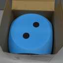 Shappy 6 Inches Foam Dice Fun Filled Large Educational Toy Kawaii Giant Dice Decorative Eva Foam Jumbo Cube Big Square Building Blocks for Game Nights Learning Sessions(Sky Blue,1 Pc)