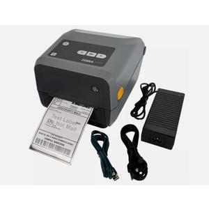 Zebra ZD420 Thermal Transfer Barcode Label Printer USB BT WiFi 300 dpi ZD42043-C01W018N, Bundle with AC Adapter