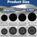 Surface Burner Cap Set Compatible with GE Gas Range/Stove/Oven (4-Pack) – Includes WB29K10009-1 (2.6"), WB29K10001-2 (3.2"), WB29K10006-1 (3.5") – Even Heat for Consistent Cooking