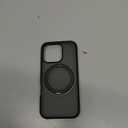 TORRAS Upgrade 360Rotatable Magnetic for iPhone 16 Pro Case 6.3 inch, Fit for MagSafe 16 Pro Phone Case, 16FT Mil-Grade Shockproof, Flush Stand Ring Holder, Translucent Slim Protective Ostand, Black