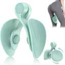 Kegel Exerciser, Pelvic Floor Muscle Exercise Devices for Women, Inner Thigh Exerciser Leg Workout Equipment Thigh Trainer for Male Hip Trimmer Inner Thigh Toner Workout (LightGreen)