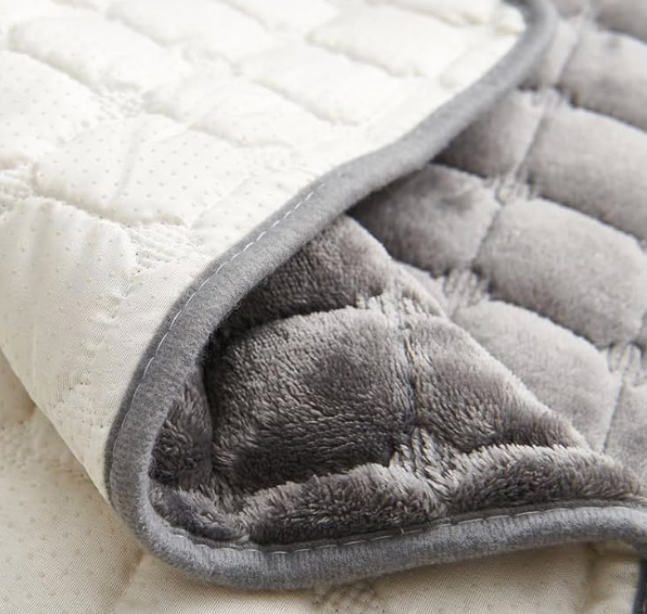 Grey Throw Blanket for Couch and Bed- Super Soft and Warm 3D Checkered Fluffy Fuzzy Fleece Blanket, Luxurious Plush Cozy Blanket for Room Decor Spring, 35"x64" Inches