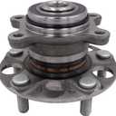 MACEL 512257 New Rear Wheel Hub Bearing Assembly Compatible with 2006-2011 Honda Civic LX GX DX w/Encoder ABS