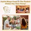 3 x Baby Shower Bingo Game, Boho Sunshine Bingo Cards Set, Sunshine Gender Reveal Party Bingo Supplies for Adults, Family Friends Activities Favors Decorations for 24 Player, 03