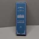 20 Pack White Taper Candles 12 Inch Tall 3/4 Inch Thick Burn 10 Hours