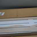 Large Acoustic Wall Panels 47.2"x23.6"x1.57"4-Pack,3D DIY Wave Sound Proof Panels for Walls, Peel and Stick Wall Panels for Room Decor, Recording Studio & Bedroom (White and Camel)