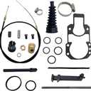 Lower Shift Cable Kit/Shift Cable Kit+Gasket Compatible with Mercury Mercruiser Alpha One+Gen 2, R, MR (Replace# 865436A03,865436A02,19543T-1,19543A10,19543A)