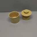 Butter Bell - The Original Butter Bell crock by L Tremain, a Countertop French Ceramic Butter Dish Keeper for Spreadable Butter, Café Matte Collection, Beige