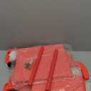 3 Set Christmas Newborn Photography Props Mini Red Sleigh Newborn Photography Basket Christmas Cap Crochet Santa Claus Outfits White Fur Blanket for Baby New Baby Photographic Props