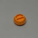 Frozen Dog Treats Toy to Keep Them Busy, Cognitive Dog Enrichment Toys,Interactive Toys Long Lasting, Easy to Clean (Orange)