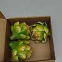 GiftYou 3-Pack Large Green Artificial Artichokes - Fake Vegetables and Faux Fruits for Kitchen Decorations (Green)