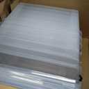 Superio Storage Bins with Lids- Clear Boxes for Organizing, Stackable Plastic Containers- BPA Free, Non-Toxic, Odor Free, Organizer for Home, Office, Dorm (6 Pack, 28.5 Qt)