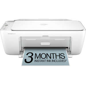 HP DeskJet 2827e Wireless All-in-One Color Inkjet Printer, Scanner, Copier, Best-for-Home, 3 Month Instant Ink Trial Included, AI-Enabled (6W7F5A)