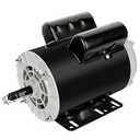 5 HP SPL Air Compressor Motor 3450RPM Single Phase Electric Motor 56 Frame 208-230V 5/8" Shaft Diameter ODP CCW Rolled Steel Shell