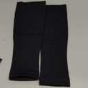 Calf Compression Sleeves for Men and Women - (1 Pair) Footless Compression Socks Support for Varicose Veins, Nursing, Pregnancy, Running - PhysFlex Leg Sleeve Brace for Shin Splints, Pain Relief and Reduces Swelling (Black, Medium)