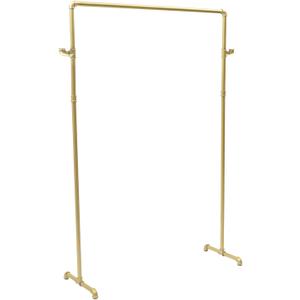 Clothing Rack Retail Display Industrial Pipe Clothing Racks Hanging Garment Gold