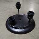 Crystal Semi Flush Mount Ceiling Light, 3-Light Modern Close to Ceiling Light Fixtures, Black Kitchen Light Fixtures with Clear Crystal Shade, Hallway Light Fixtures for Hallway Bedroom Bathroom