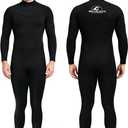 Wetsuits for Men, 3/2mm Mens Wetsuit,Chest Zip for Surfing Swimming Diving-Japanese Style Design S