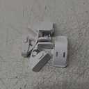 4 Pack Drawer Locks Baby Proofing, Maveek Child Proof Cabinet Locks For 0-12 Month Baby Safety Botton Lock For Drawers Side Furniture Latches Corner Edges (White)