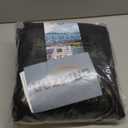 Explore Land Dog Crate Cover Heavy Duty Polyester Pet Kennel Sunshade Universal Fit for 42 inches Wire Cage (Black)