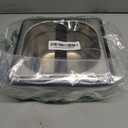 Espresso Knock Box, Stainless Steel Coffee Knock Box Large Capacity Coffee Pucks Container Espresso Machine Tool for Coffee Ground (Small)