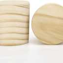 Weysat 2 Pcs Wine Barrel Cork Plug Stopper 2 Inch Whiskey Barrel Bung Hole Plug Oak Wood for Whiskey Beer Bottle Crafts