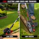 EWORK 20V Cordless Lawn Edger with 2 Batteries & Charger for Lawns Care