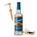 Torani Sugar Free Vanilla Flavored Drink Syrup with Pump, 25.4 fl oz (Pack of 4) (EXP 05/05/28)