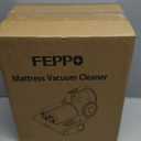 FEPPO Mattress Vacuum Cleaner, 16Kpa Bed Vacuum Cleaner with 253.7nm UV-C Light, 140F Heat, HEPA Filter & Ultrasonic, Versatile Handheld Vacuums for Bed, Sofa, Couch, Crib(Corded, 500W) (Violetgrey)