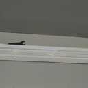 LazBlinds No Tools No Drill 1" Vinyl Mini Blinds, Cordless Blinds for Windows, Light Filtering Horizontal Window Blinds & Shades, 28" W x 72" H, White
