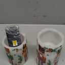 Crystal Club Christmas Flameless Candles Battery Operated, Holiday Nutcracker LED Candles with Remote, Realistic Pillar Candles for Xmas Tree, Mantel, Home Decor, Set ofOnly2