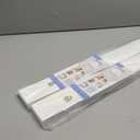 UrMoon Arch Half-Circle Window Shades 2 Packs (Radius: 36") Half Moon Window Cellular Shades Blinds for Half Round Window Easy to Cut (Light Filtering - White, 2Pcs)