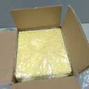 CypherX Wood Tissue Box Cover, Tissue Box Cover Square, Building Blocks Tissue Box Holder with Slide-Out Bottom, Cute Home Decor for Bathroom Living Room Office Kitchen (Yellow, Small)