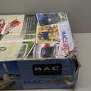 Mac Sports Heavy Duty Steel Frame Collapsible Folding 150 Pound Capacity Outdoor Camping Garden Utility Wagon Yard Cart, Blue