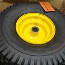 MAXROLLORS (2 Pack) 15x6.00-6 Tubeless Front Tire and Wheel, 3/4" Bearings, 3" Offset Hub, 4-Ply, Compatible with 100 and 300 Series John Deere Riding Mowers