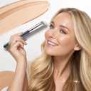 ENERGY Concealer Brush Under Eye Mini Angled Flat Top Kabuki Nose Contour Brush for Concealing Blending Setting Buffing with Powder Liquid Cream Cosmetic Pro Small Makeup Foundation brushes 270