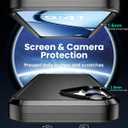 Magnetic for iPhone 17 Case, Compatible with Magsafe,2X Screen Protector,Military-Grade Protection, Drop-Proof Phone Cover for iPhone 17 6.3 inchs,Black