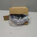 Auledio Iron 2-Tier Countertop Fruit Vegetables Basket Bowl Storage With Banana Hanger, Black, 64 ounces